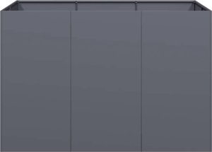 Doniczka Antracyt 120x80x80 cm Stal 4