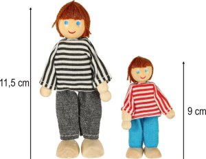 Lalki do domku dla lalek rodzina 6 el. 5