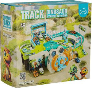 Tor samochodowy parking interaktywny z kierownicą wyścigowy 11