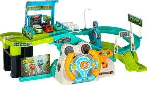 Tor samochodowy parking interaktywny z kierownicą wyścigowy 2