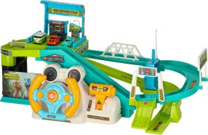 Tor samochodowy parking interaktywny z kierownicą wyścigowy 4