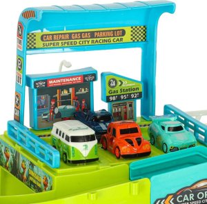 Tor samochodowy parking interaktywny z kierownicą wyścigowy 6