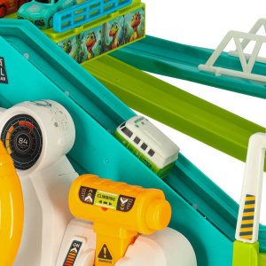 Tor samochodowy parking interaktywny z kierownicą wyścigowy 7