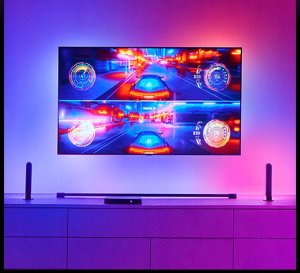 Philips Hue Play HDMI 8K synchronizuje do 10 lamp żarówki LED nowe 5