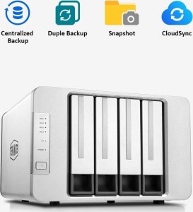 TERRAMASTER F4-223 4Bay pamięć NAS procesor dwurdzeniowym N4505 4 GB DDR4 5