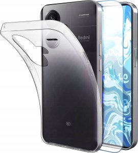 Etui Do Xiaomi Redmi Note 13 Pro Plus 5G (Przezroczyste, Silikon)   Szkło 1
