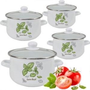 ZESTAW KOMPLET GARNKÓW EMALIOWANYCH 8CZ KO-0152 2