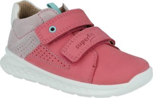 Półbuty Superfit 1-000374-5520 Breeze lekkie buty skórzane barefoot dla dziewczynki wygodne lekkie na rzep 23 1
