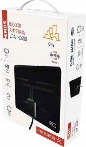 Antena RTV Emos Indoor Antenna CITY LEAF-C600, DVB-T2, DAB, LTE/4G/5G Filter 8