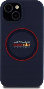 Red Bull RBHMP14S24SIILVR iPhone 14 6.1" Hard Case Navy Silicone Red Ring MagSafe 1