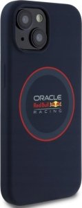 Red Bull RBHMP14S24SIILVR iPhone 14 6.1" Hard Case Navy Silicone Red Ring MagSafe 4