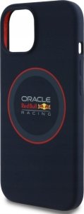Red Bull RBHMP14S24SIILVR iPhone 14 6.1" Hard Case Navy Silicone Red Ring MagSafe 6