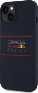 Red Bull RBHMP15S24SIHSRV iPhone 15 6.1" Hard Case Navy Silicone Horizontal Logo MagSafe 2