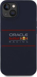 Red Bull RBHMP15S24SIHSRV iPhone 15 6.1" Hard Case Navy Silicone Horizontal Logo MagSafe 3