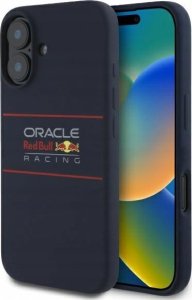 Red Bull RBHMP16M24SIHSRV iPhone 16 Plus 6.7" Hard Case Navy Silicone Horizontal Logo MagSafe 1