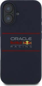 Red Bull RBHMP16M24SIHSRV iPhone 16 Plus 6.7" Hard Case Navy Silicone Horizontal Logo MagSafe 3