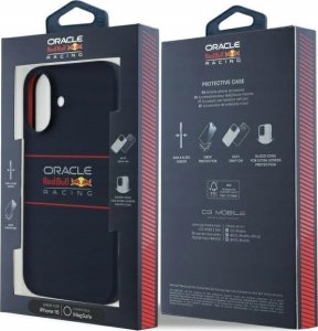 Red Bull RBHMP16S24SIHSRV iPhone 16 6.1" hardcase navy Silicone Horizontal Logo MagSafe 8