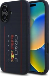 Red Bull RBHMP16S24SIOLRV iPhone 16 6.1" hardcase navy blue/navy Silicone Vertical Logo MagSafe 1