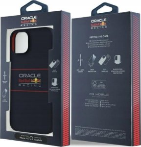 Red Bull RBHMP14S24SIHSRV iPhone 14 6.1" hardcase navy Silicone Horizontal Logo MagSafe 8