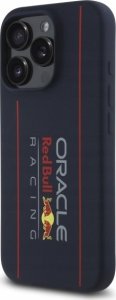 Red Bull RBHMP15L24SIOLRV iPhone 15 Pro 6.1" Hard Case Navy Silicone Vertical Logo MagSafe 2