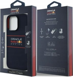 Red Bull RBHMP14L24SIHSRV iPhone 14 Pro 6.1" Hard Case Navy Silicone Horizontal Logo MagSafe 8