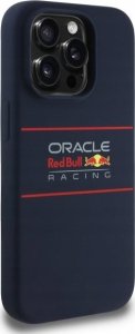 Red Bull RBHMP15L24SIHSRV iPhone 15 Pro 6.1" Hard Case Navy Silicone Horizontal Logo MagSafe 4