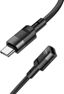 HOCO Adapter OTG Typ C (Męski) Do Typ C (Żeński) 3A U107 1,2 M Czarna 6
