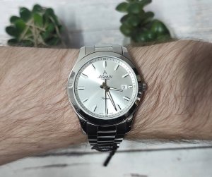 Klasyczny elegancki zegarek Atlantic SEAPAIR 60335.41.29 Szafir . 2