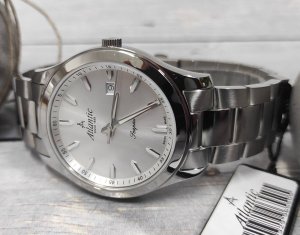 Klasyczny elegancki zegarek Atlantic SEAPAIR 60335.41.29 Szafir . 3
