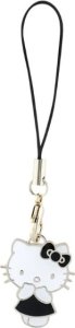 Hello Kitty zawieszka HKCPMKK Phone       Strap czarny/black Charm Kitty Cute 5