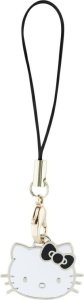Hello Kitty zawieszka HKCPMKHK Phone      Strap czarny/black Charm Kitty Head 1