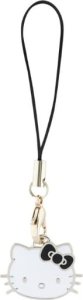 Hello Kitty zawieszka HKCPMKHK Phone      Strap czarny/black Charm Kitty Head 5