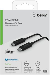 Kabel USB Belkin USB-C - USB-C 1 m Czarny (INZ003bt1MBK) 4
