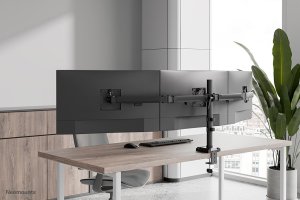 Neomounts Uchwyt biurkowy na 3 monitory 10" - 27" (DS60-600BL3) 15