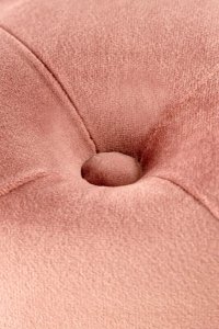 Ławka ATHENA VELVET różowa/złota HALMAR 6