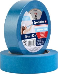 SPECIALIST+ painting tape, 30 mm x 50 m, blue 1