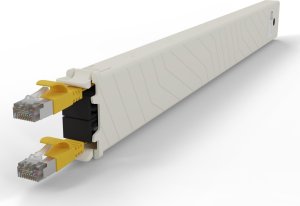 PATCHBOX CONEX8STPYL kabel sieciowy Żółty 0,8 m Cat6a U/FTP (STP) 1