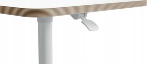 Leitz 65360001 biurko komputerowe Kształt kwadratowy Aluminium Biały 5