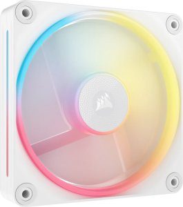 Wentylator Corsair iCUE LINK LX120-R RGB PWM 3-pack + Hub biały (CO-9051054-WW) 2