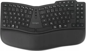 Kensington Pro Fit Ergo KB675 EQ TKL klawiatura Dom/Biuro USB + RF Wireless + Bluetooth QWERTZ Niemiecki Czarny 2