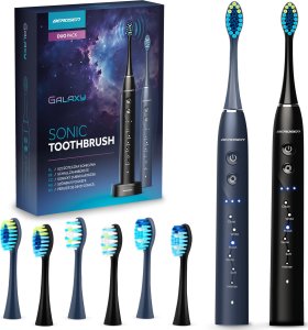 Szczoteczka soniczna do zębów zestaw 2 szt Berdsen Galaxy Duo 1