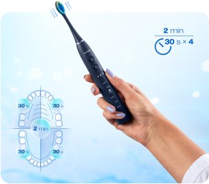 Szczoteczka soniczna do zębów zestaw 2 szt Berdsen Galaxy Duo 9