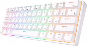 RK61 KLAWIATURA MECHANICZNA 60% BLUE HOTSWAP RGB - Black 3