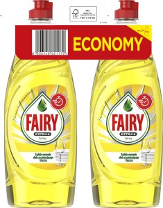 Fairy Płyn do mycia naczyń Extra Plus Cytryna 2x 650ml 1