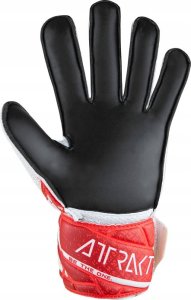 Reusch Rękawice bramkarskie Attrakt Solid Junior 5 biało-czerwone 2