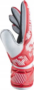 Reusch Rękawice bramkarskie Attrakt Solid Junior 5 biało-czerwone 3