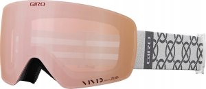 Gogle zimowe GIRO CONTOUR RS WHITE MONOGRAM (Szyba lustrzana kolorowa VIVID-Carl Zeiss ROSE GOLD 19-42% S2 + Szyba lustrzana kolorowa VIVID-Carl Zeiss INFRARED 58% S1) (NEW 2024/2025) 1