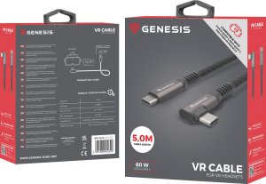 Kabel USB GENESIS USB-C - USB-C 5 m Czarny (NVC-2219) 3