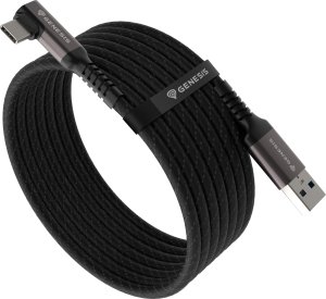 Kabel USB GENESIS USB-A - USB-C 3 m Czarny (NVC-2220) 5