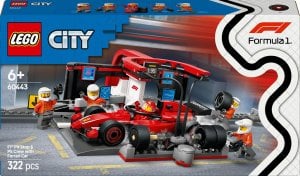 City Formula 1 F1® Pit stop i mechanicy z bolidem Ferrari  (60443) 1